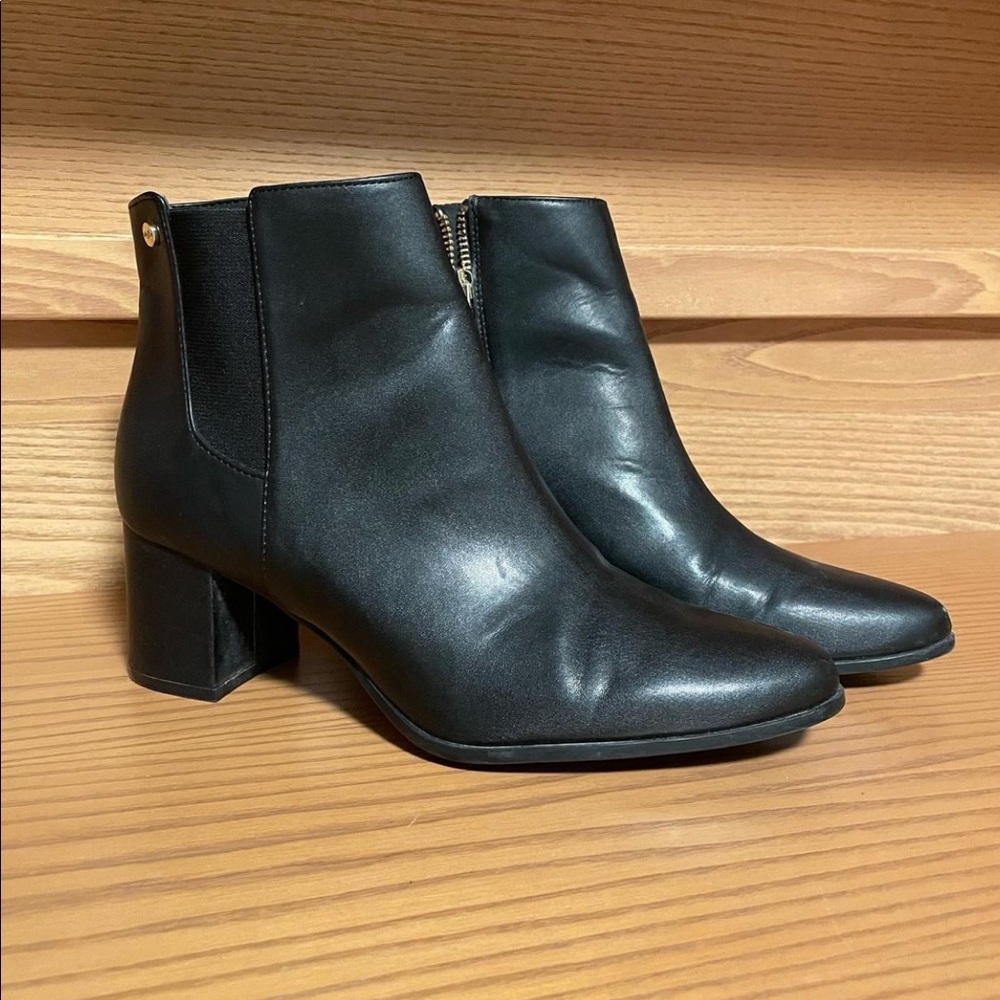 Calvin Klein black boots booties